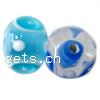 Handmade Lampwork Beads, Rondelle, 10x14mm, Hole:Approx 2MM, Sold by PC