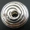 Europeo abalorios de plata tailandesa sin troll, Tailandia, Tambor, sin rosca, 20x6mm, agujero:aproximado 4.85mm, Vendido por UD