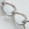 Stainless Steel Oval Chain, 316 Stainless Steel, twist oval chain, original color Approx 