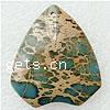 Impression Jasper Pendants Approx 2mm 