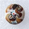 Handmade Lampwork Beads, Flat round Approx 2MM 