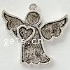 Character Shaped Zinc Alloy Pendants, Angel, plated Approx 2mm 