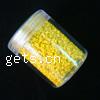 Box Glass Seed Beads, with Plastic Box, Round, mixed colors 