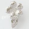 Fermoir magnétique en argent , argent sterling 925, fleur, Placage, à un fil, plus de couleurs à choisir Vendu par PC