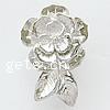 Fermoir magnétique en argent , argent sterling 925, fleur, Placage, à un fil, plus de couleurs à choisir Vendu par PC