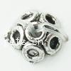 Zinc Alloy Bead Caps, Flower, plated cadmium free Approx 1mm, Approx 