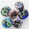 Handmade Lampwork Beads, Coin Approx 2MM 