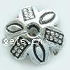 Zinc Alloy Bead Caps, Flower, plated cadmium free Approx 1mm, Approx 