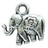 Zinc Alloy Animal Pendants, Elephant, plated Approx 2mm, Approx 