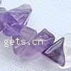 Natürliche Amethyst Perlen, Klumpen, Februar Birthstone, 7-16mm, Bohrung:ca. 1mm, Länge:35 ZollInch, verkauft von Strang