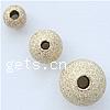 Brass Stardust Beads, Round, plated 4-8mm 