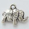 Zinc Alloy Animal Pendants, Elephant, plated Approx 2mm 