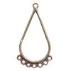 Zinc Alloy Chandelier Components, Teardrop, plated, 1/7 loop nickel, lead & cadmium free Approx 