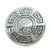 Zinc Alloy Flat Beads, Flat Round, plated Approx 1mm, Approx 