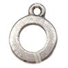 Zinc Alloy Flat Round Pendants, plated cadmium free Approx 