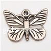 Zinc Alloy Animal Pendants, Butterfly, plated Approx 