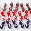 Imitation CRYSTALLIZED™ Crystal Beads, Teardrop, faceted Approx 1mm Inch 