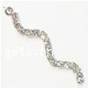 Zinc Alloy Rhinestone Pendants, plated, with rhinestone cadmium free Approx 4mm 