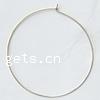 Sterling Silber Ohrreifen Komponenten, 925 Sterling Silber, plattiert, keine, 43x43x1mm, verkauft von Paar