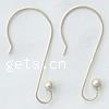 Sterling Silver Hook Earwire, 925 Sterling Silver, plated 