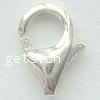 Sterling Silver Lobster Claw Clasp, 925 Sterling Silver, plated 