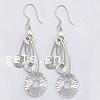 Boucle d'oreille goutte argent sterling, argent sterling 925, Placage, plus de couleurs à choisir Vendu par paire