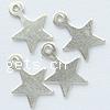 Sterling Silver Tag, 925 Sterling Silver, Star, plated Approx 1mm 