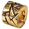 Zinc Alloy European Beads, Tube, plated, without troll Approx 4.5-5mm 