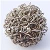 Iron Wire Beads, Round, colorful plated 20mm 