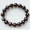 Natural Garnet Bracelet, January Birthstone & faceted, 12mm .6 Inch 