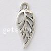 Zinc Alloy Leaf Pendants cadmium free Approx 2mm 