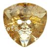 2 Hole Acrylic Button, Triangle, imitation rhinestone Approx 1.5mm 