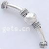 Zinc Alloy Tube Beads, plated Approx 4mm 