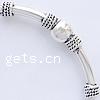 Zinc Alloy Tube Beads, plated Approx 2.5mm 