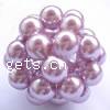 Glass Pearl Bead, Round, imitation pearl 