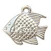 CCB Kunststoff Anhänger, Verkupferter Kunststoff, Fisch, plattiert, keine, frei von Nickel und Blei, Bohrung:ca. 2mm, 1146PCs/Tasche, verkauft von Tasche