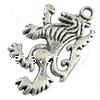 Zinc Alloy Animal Pendants, Dragon, plated Approx 2.5mm, Approx 