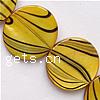 Fancy Printing Shell Beads, Flat Round, double-sided Approx 15 Inch, Approx 