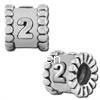 Zinc Alloy European Beads, Tube, plated, without troll nickel & cadmium free Approx 5mm 