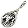 Zinc Alloy Tool Pendants, Tennis Racket, plated nickel, lead & cadmium free Approx 2.5mm, Approx 