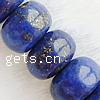 Natürlichen Lapislazuli Perlen, natürlicher Lapislazuli, Rondell, 8x5mm, Bohrung:ca. 1mm, Länge:15.5 ZollInch, ca. 78PCs/Strang, verkauft von Strang