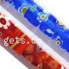 Millefiori Glass Beads, Square Grade A .5-1414 Inch, Approx 