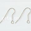 Stainless Steel Hook Earwire, 316 Stainless Steel, with loop, original color Approx 2mm 