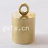 Brass End Cap, Tube, plated Approx 1.5mm 