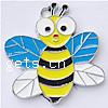 Zinc Alloy Enamel Pendants, Bee, plated Approx 3mm 