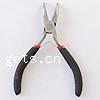 Ferronickel Bent Nose Plier, with Plastic, black 