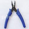 Ferronickel Split Ring Plier, with Plastic, blue 