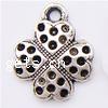 Zinc Alloy Pendant Rhinestone Setting, Flower, plated nickel, lead & cadmium free Approx 2mm 