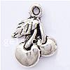 Zinc Alloy Fruit Shape Pendants, Cherry, plated cadmium free Approx 1mm 