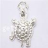 Zinc Alloy Animal Pendants, Turtle, plated lead & nickel free Approx 2mm 